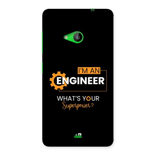 Engineer Superpower Back Case for Lumia 535