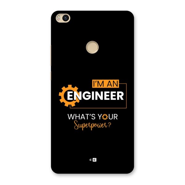 Engineer Superpower Back Case for Mi Max 2