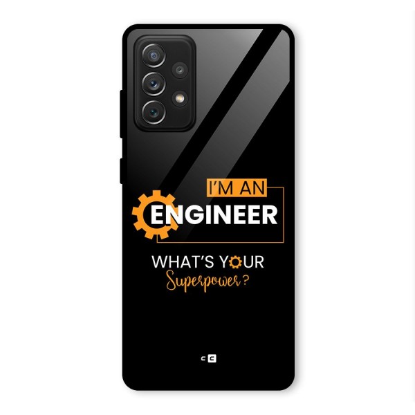 Engineer Superpower Glass Back Case for Galaxy A72