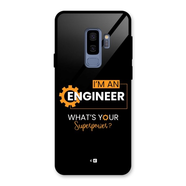 Engineer Superpower Glass Back Case for Galaxy S9 Plus