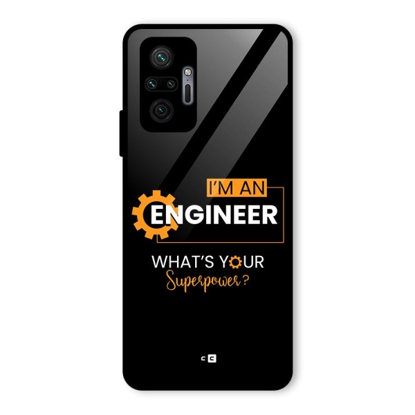 Engineer Superpower Glass Back Case for Redmi Note 10 Pro Max