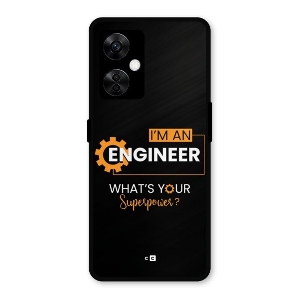 Engineer Superpower Metal Back Case for OnePlus Nord CE 3 Lite