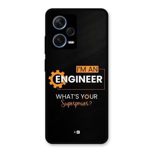 Engineer Superpower Metal Back Case for Redmi Note 12 Pro Plus 5G