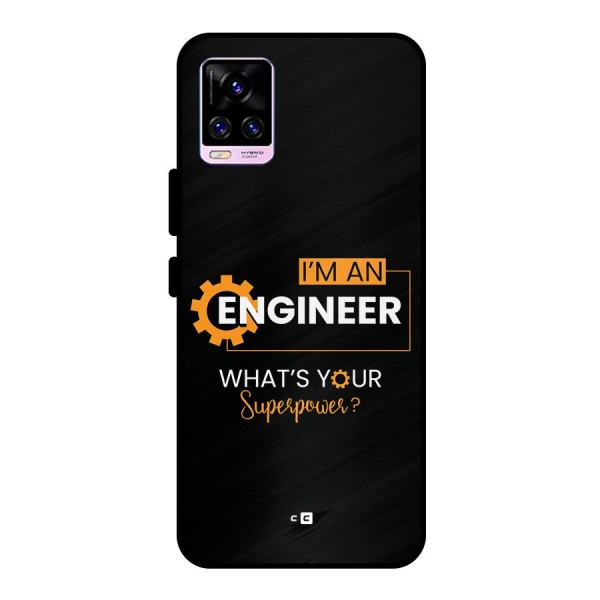 Engineer Superpower Metal Back Case for Vivo V20 Pro