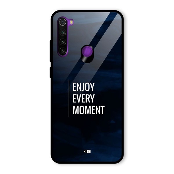 Enjoy Always Glass Back Case for Redmi Note 8