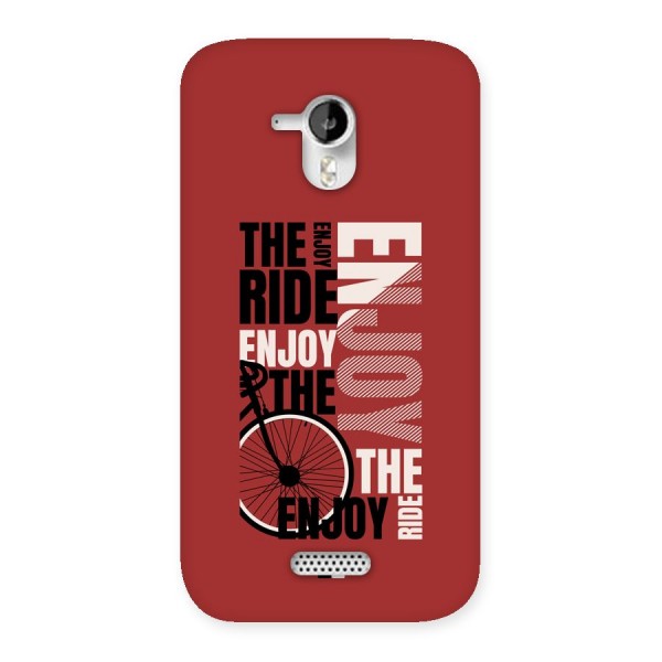 Enjoy The Ride Back Case for Canvas HD A116