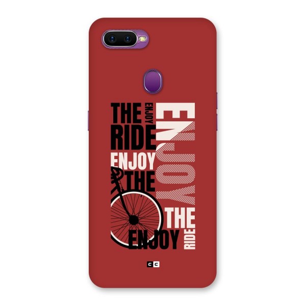 Enjoy The Ride Back Case for Oppo F9