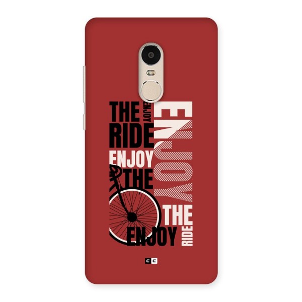 Enjoy The Ride Back Case for Redmi Note 4