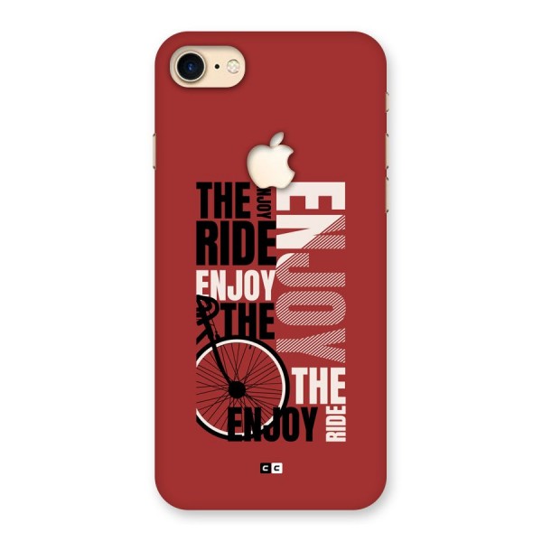 Enjoy The Ride Back Case for iPhone 7 Apple Cut