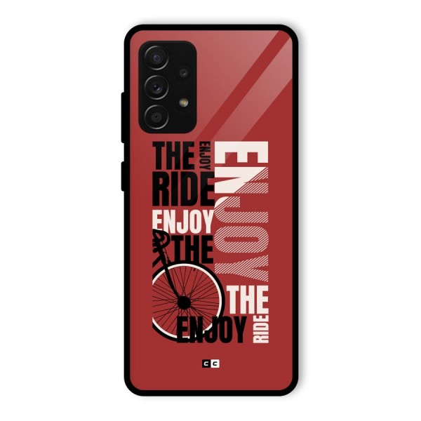 Enjoy The Ride Glass Back Case for Galaxy A53 5G