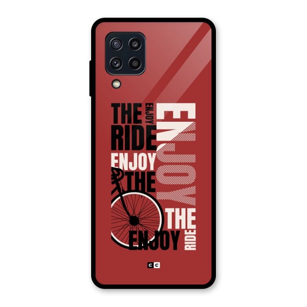 Enjoy The Ride Glass Back Case for Galaxy M32