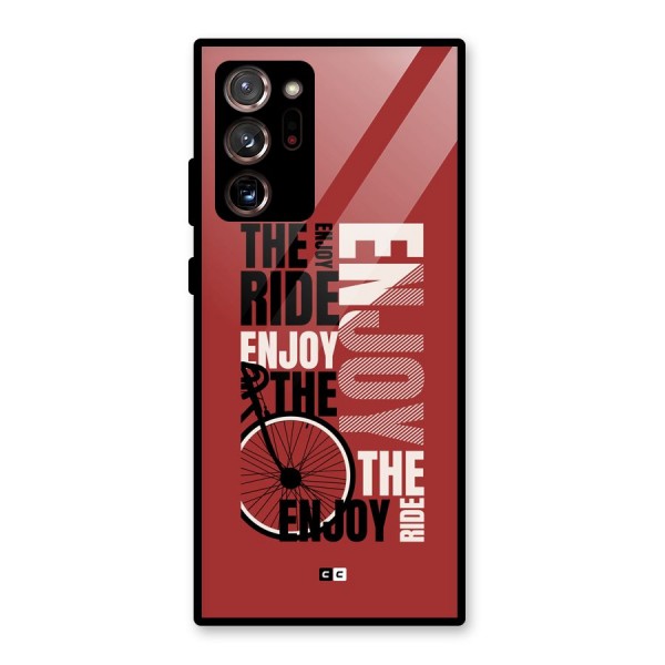 Enjoy The Ride Glass Back Case for Galaxy Note 20 Ultra 5G