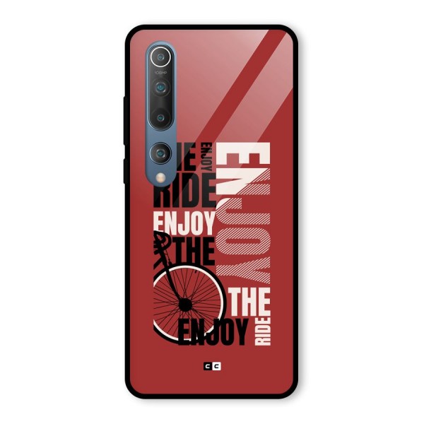 Enjoy The Ride Glass Back Case for Mi 10