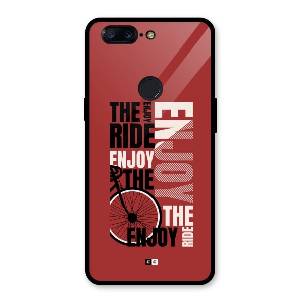 Enjoy The Ride Glass Back Case for OnePlus 5T