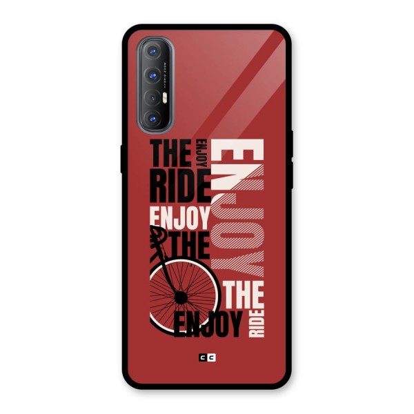 Enjoy The Ride Glass Back Case for Oppo Reno3 Pro