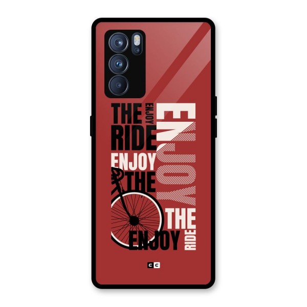 Enjoy The Ride Glass Back Case for Oppo Reno6 Pro 5G