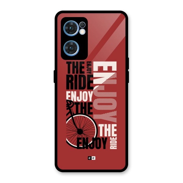 Enjoy The Ride Glass Back Case for Oppo Reno7 5G