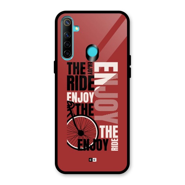 Enjoy The Ride Glass Back Case for Realme 5