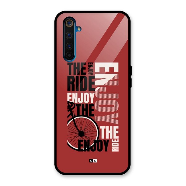 Enjoy The Ride Glass Back Case for Realme 6 Pro