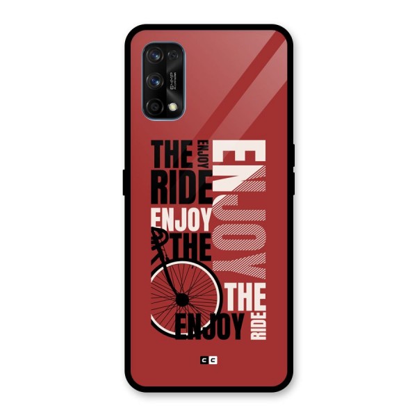 Enjoy The Ride Glass Back Case for Realme 7 Pro