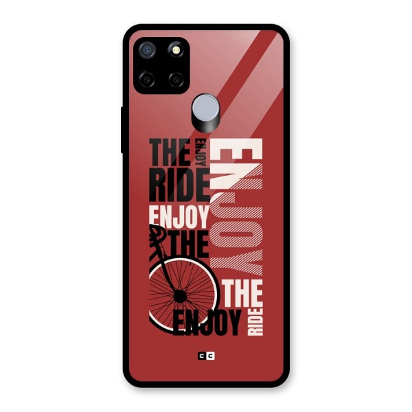 Enjoy The Ride Glass Back Case for Realme C15