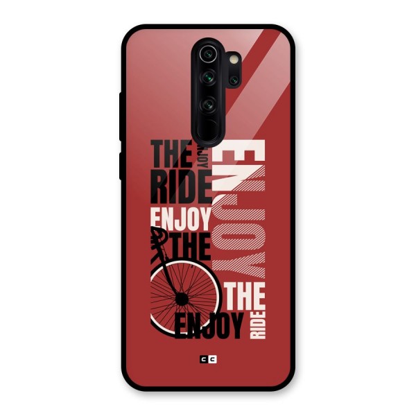 Enjoy The Ride Glass Back Case for Redmi Note 8 Pro