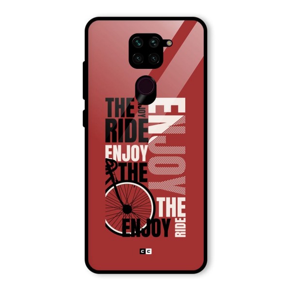 Enjoy The Ride Glass Back Case for Redmi Note 9