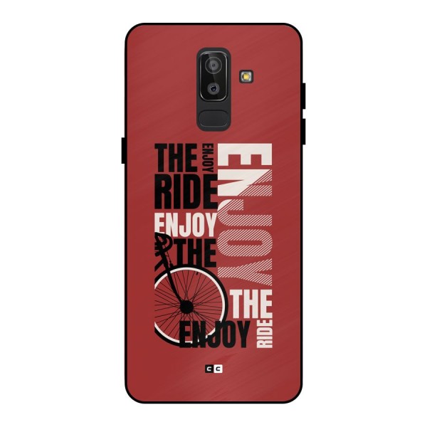 Enjoy The Ride Metal Back Case for Galaxy J8