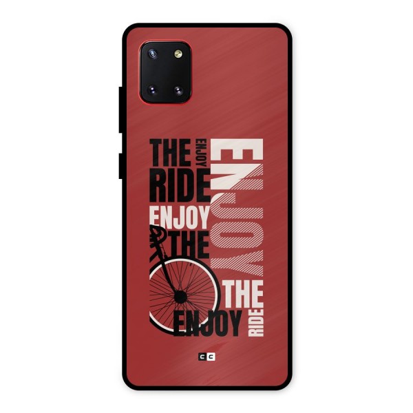 Enjoy The Ride Metal Back Case for Galaxy Note 10 Lite