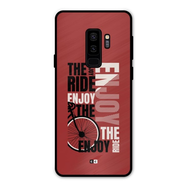 Enjoy The Ride Metal Back Case for Galaxy S9 Plus
