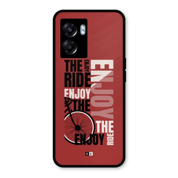 Enjoy The Ride Metal Back Case for Realme Narzo 50 5G