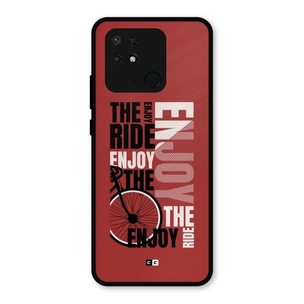 Enjoy The Ride Metal Back Case for Redmi 10 Power