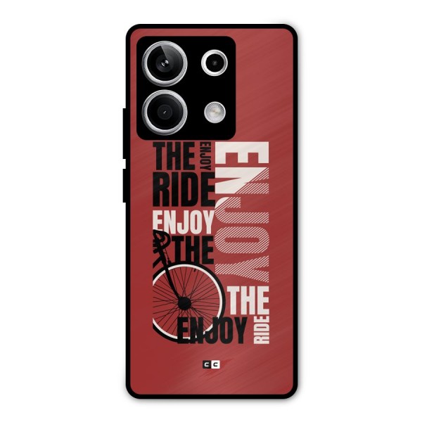 Enjoy The Ride Metal Back Case for Redmi Note 13 5G