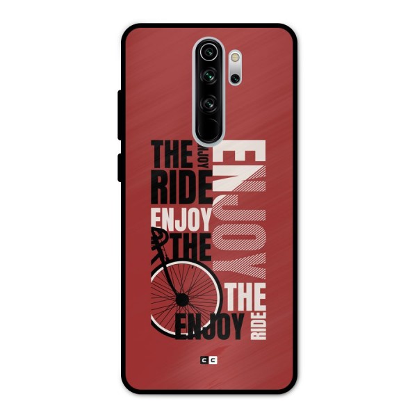 Enjoy The Ride Metal Back Case for Redmi Note 8 Pro