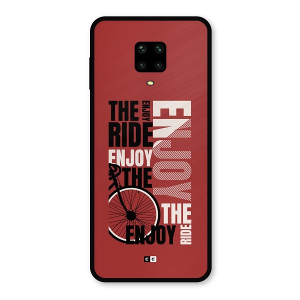 Enjoy The Ride Metal Back Case for Redmi Note 9 Pro Max
