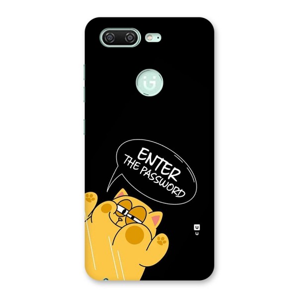 Enter The Password Back Case for Gionee S10