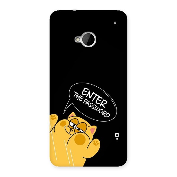 Enter The Password Back Case for One M7 (Single Sim)