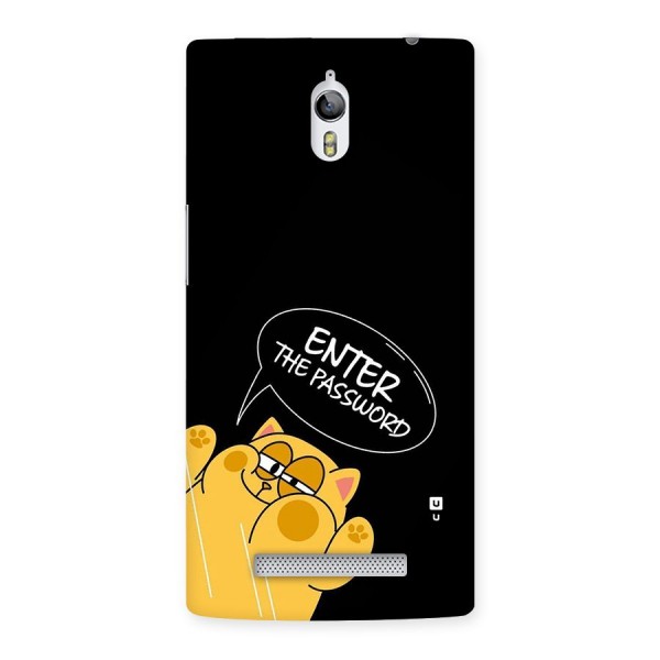 Enter The Password Back Case for Oppo Find 7