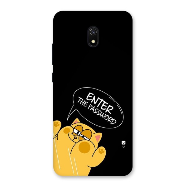 Enter The Password Back Case for Redmi 8A