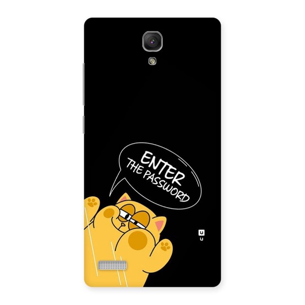 Enter The Password Back Case for Redmi Note