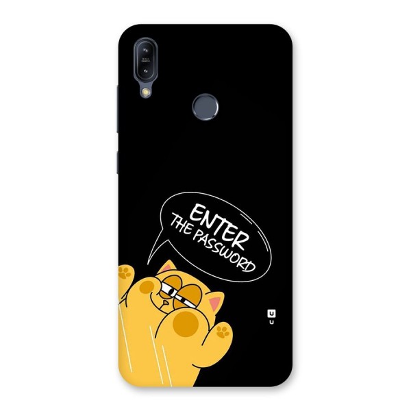 Enter The Password Back Case for Zenfone Max M2