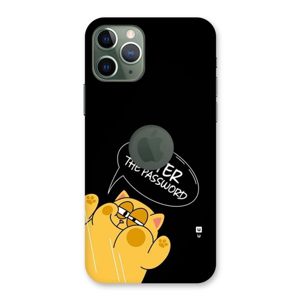 Enter The Password Back Case for iPhone 11 Pro Logo Cut