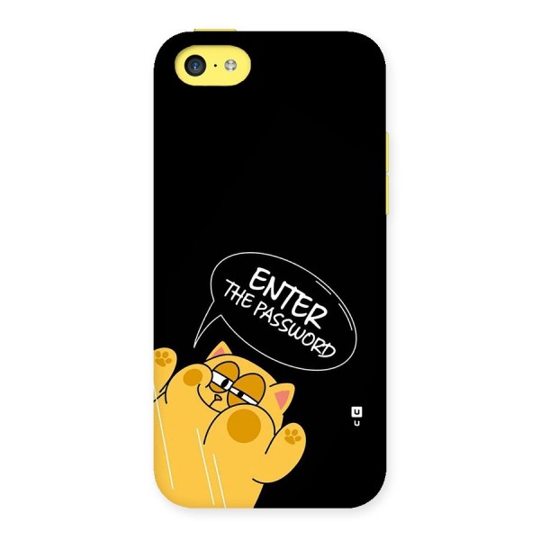 Enter The Password Back Case for iPhone 5C