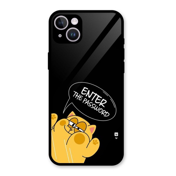 Enter The Password Glass Back Case for iPhone 14 Plus