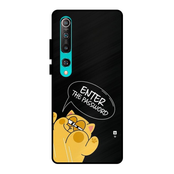 Enter The Password Metal Back Case for Mi 10