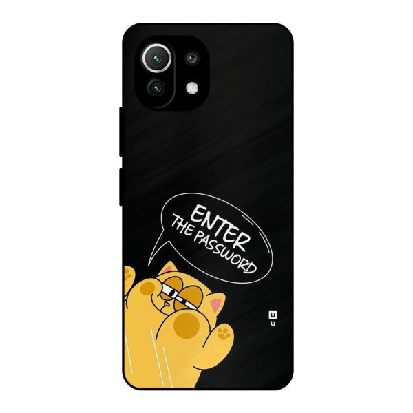 Enter The Password Metal Back Case for Mi 11 Lite