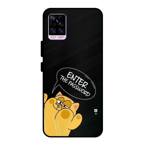 Enter The Password Metal Back Case for Vivo V20 Pro