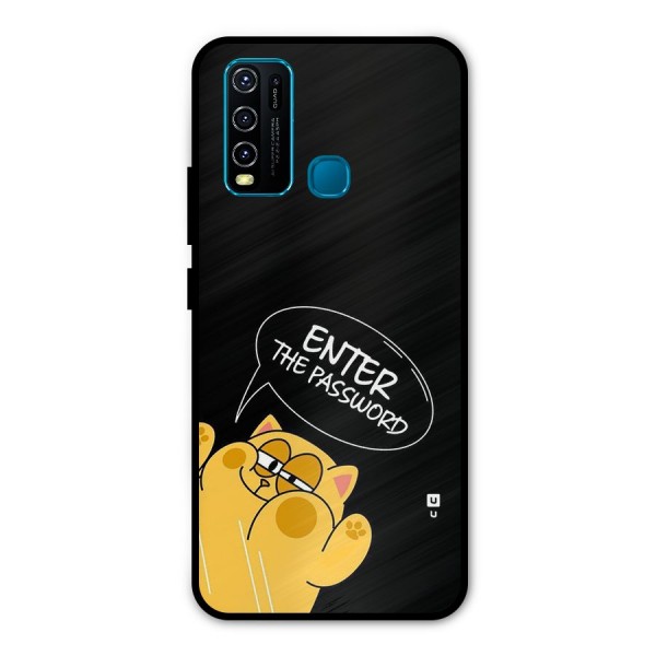 Enter The Password Metal Back Case for Vivo Y50