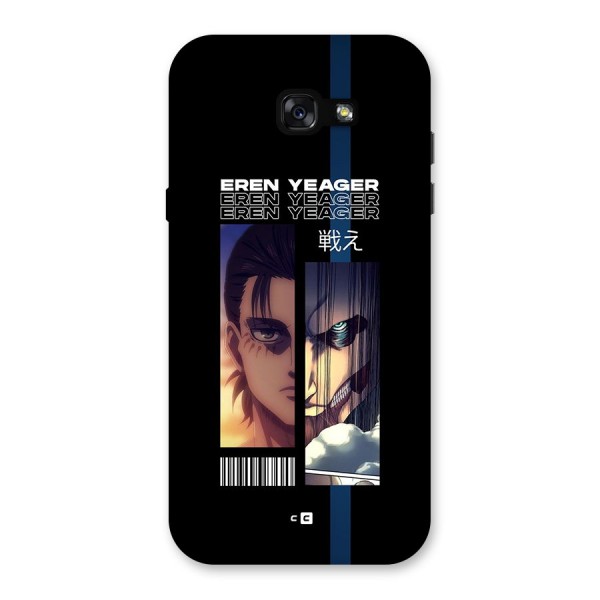 Eren Yeager Angry Back Case for Galaxy A7 (2017)