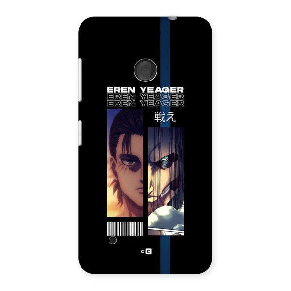 Eren Yeager Angry Back Case for Lumia 530